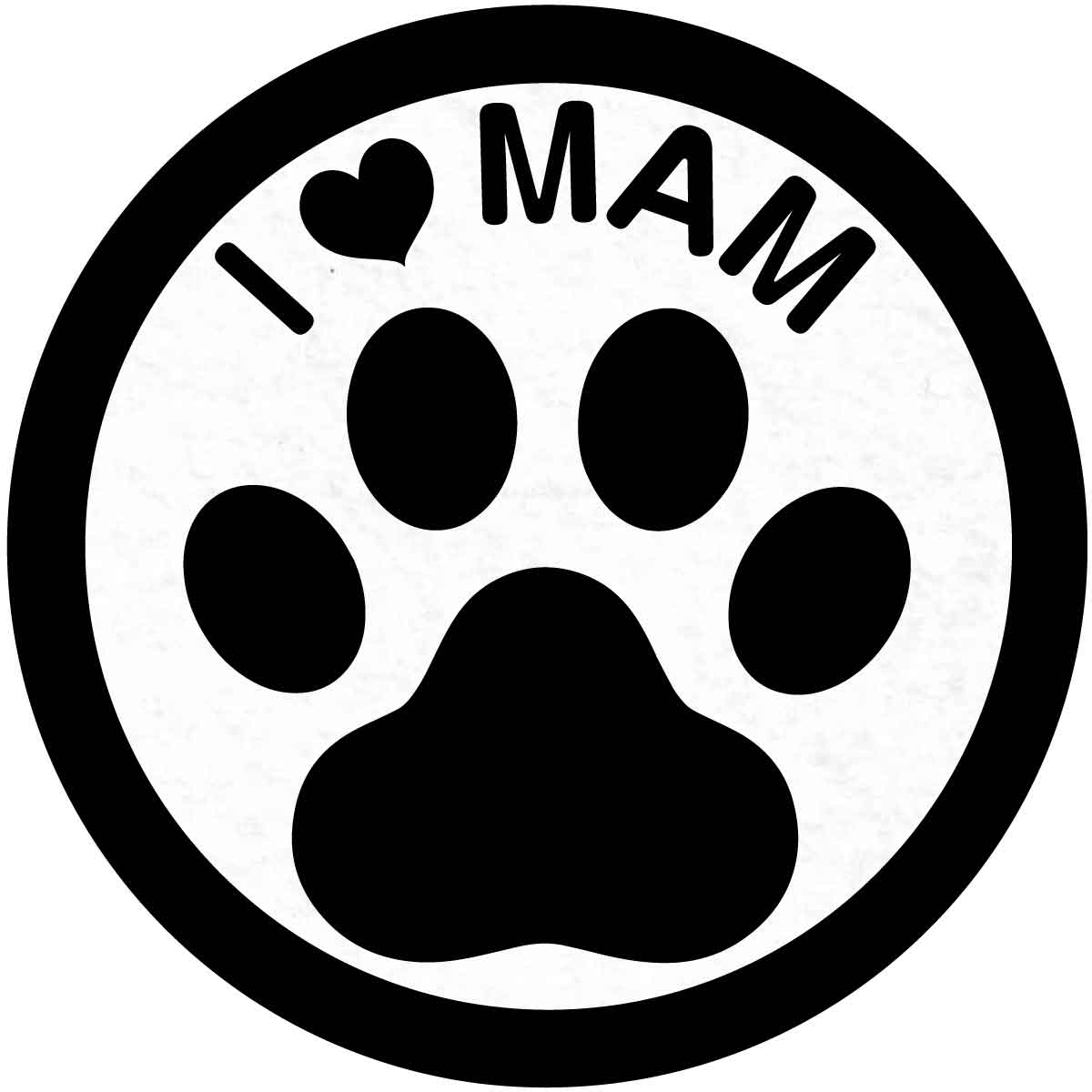 メール便 送料無料 犬 犬服 肉球 刺しゅうワッペン アイロン熱着 刺繍