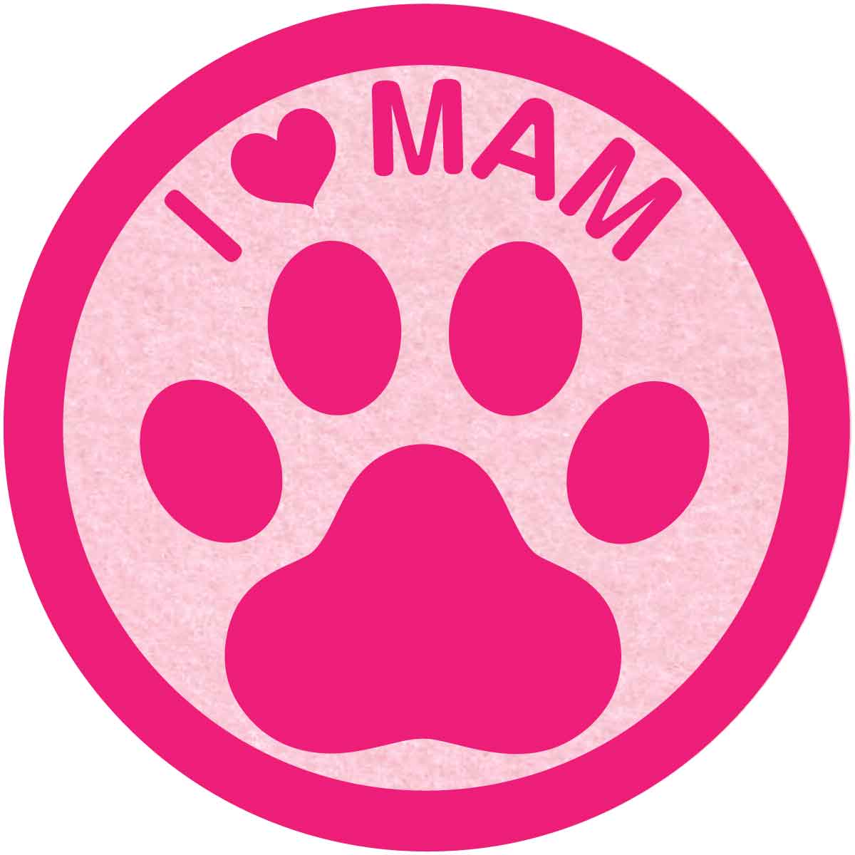 メール便 送料無料 犬 犬服 肉球 刺しゅうワッペン アイロン熱着 刺繍