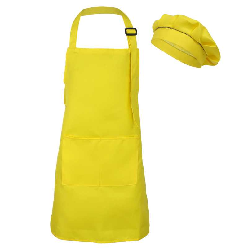 メール便 送料無料 エプロン 帽子 2点セット 名入れ お名前 刺しゅう