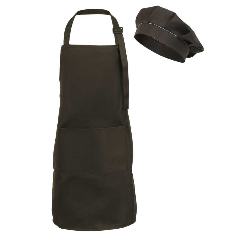 エプロン、帽子　セット 楽天市場】エプロン 帽子 2点セット キッズ 給食 シェフ帽 子供 子ども