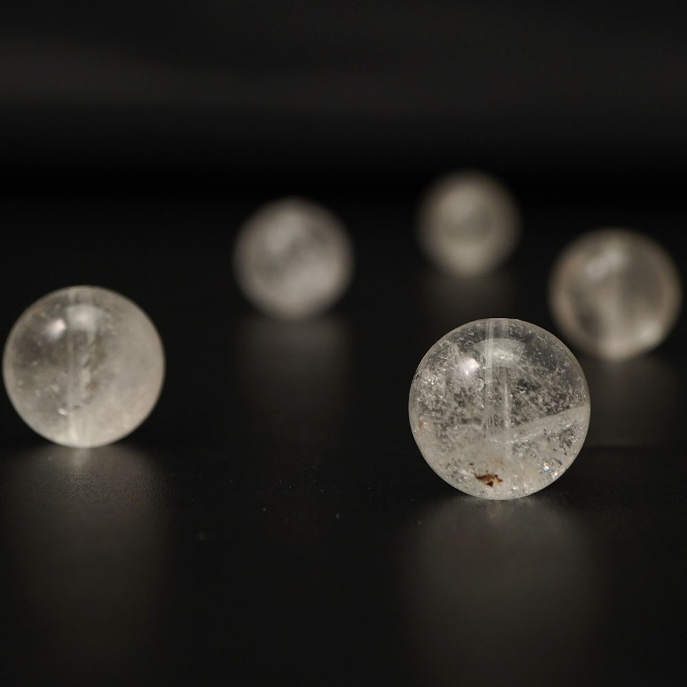 ヒマラヤ水晶 16mm 丸玉 ビーズ 1粒 バラ売り マニカラン 大玉 天然石