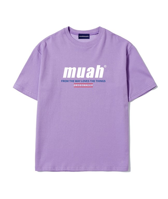 20％off 送料無料 muah muah ムーアムーア HALF LOWER PRINTING T...