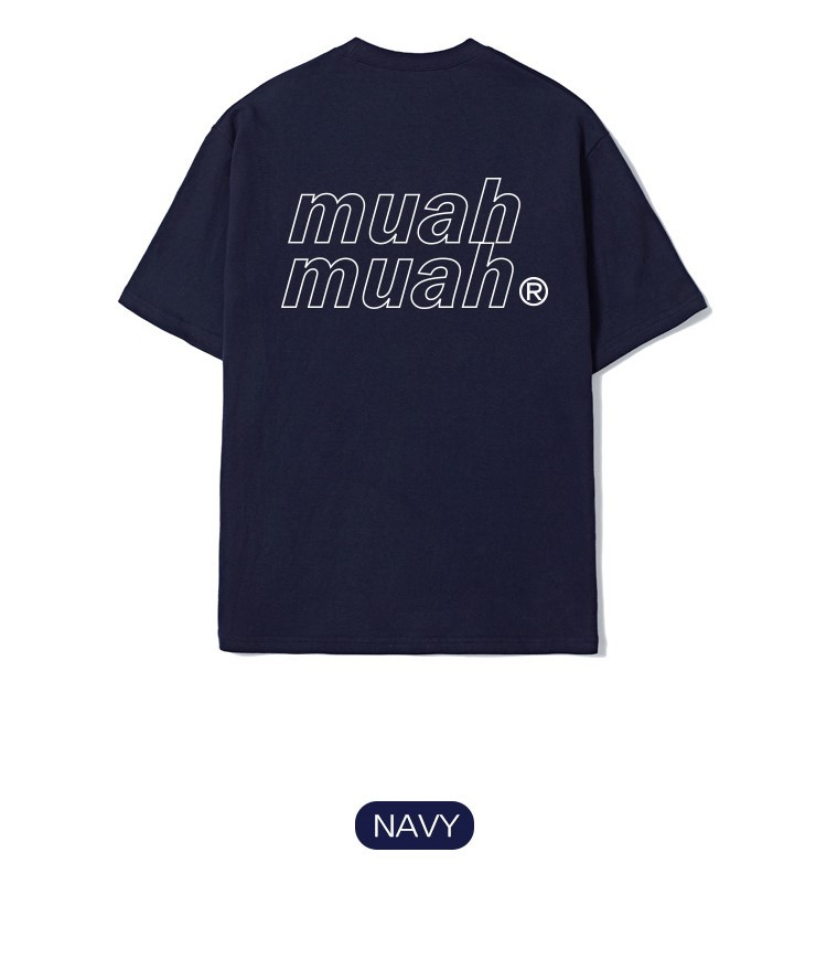 20%off 送料無料 muah muah ムーアムーア VIVID LOGO T-SHIRT 韓国...