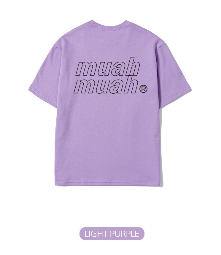 20%off 送料無料 muah muah ムーアムーア VIVID LOGO T-SHIRT 韓国...