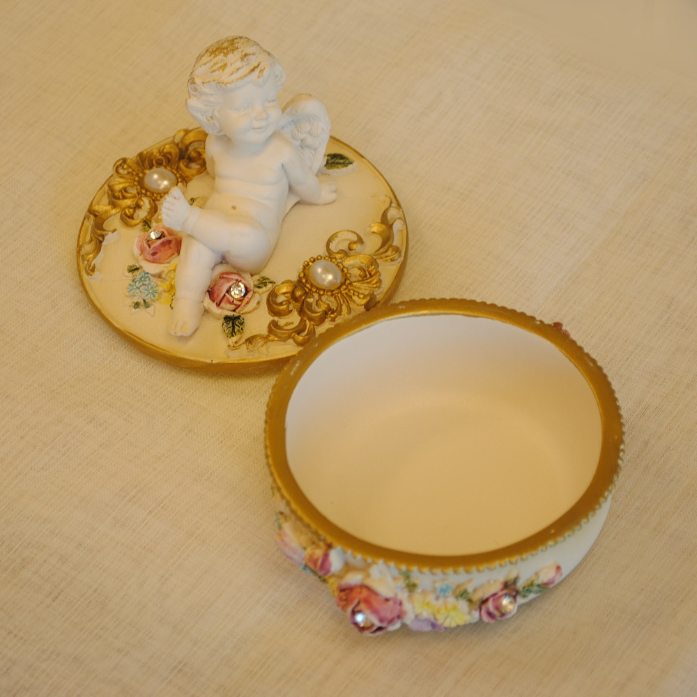 小物入れ ピルケース エンジェルケース 天使小物入れ 天使置物