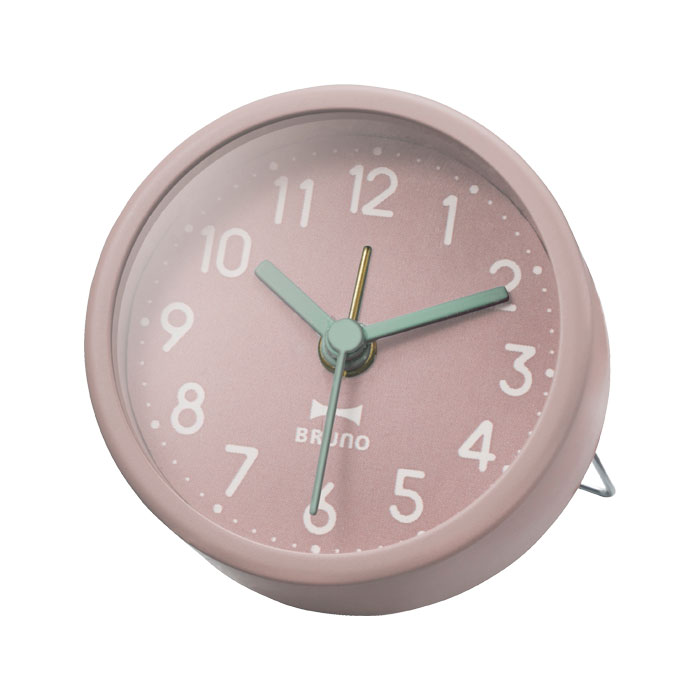 BRUNO リトルアラームクロック ラウンド スクエア ブルーノ コンパクト かわいい ミニ おしゃれ 目覚まし 時計 手のひら S 旅行 トラベル プレゼント ギフト | BRUNO | 02