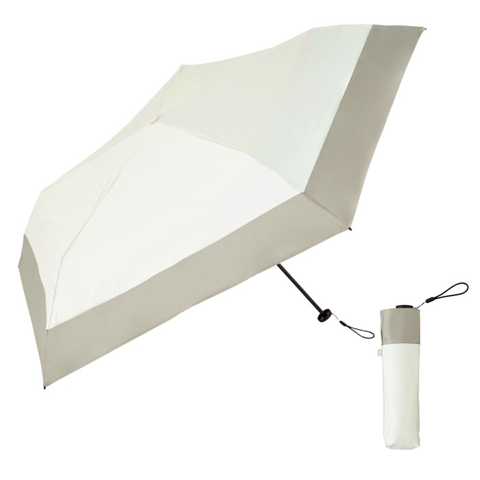 because ビコーズ 折りたたみ 日傘 スーパーライト ソリッドカラー バイカラー 晴雨兼用 折り畳み 軽量 120g メール便送料無料 | because | 13