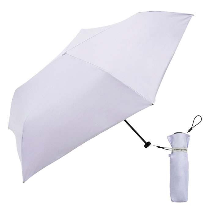 because ビコーズ 折りたたみ 日傘 スーパーライト ソリッドカラー バイカラー 晴雨兼用 折り畳み 軽量 120g メール便送料無料 | because | 05