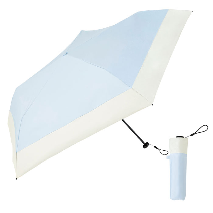 because ビコーズ 折りたたみ 日傘 スーパーライト ソリッドカラー バイカラー 晴雨兼用 折り畳み 軽量 120g メール便送料無料 | because | 14