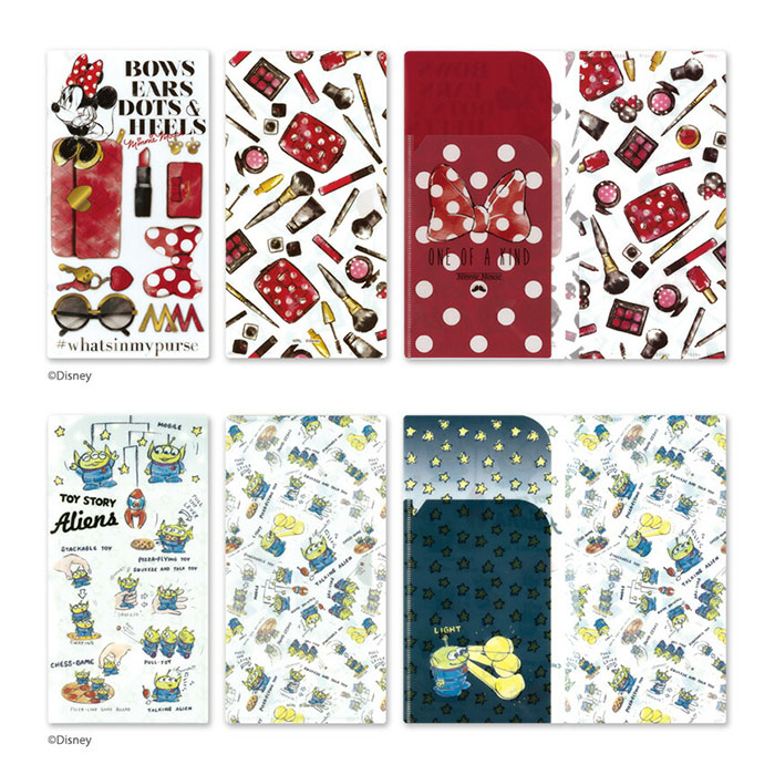 日本製 抗菌 ディズニー マスクケース ３ポケット 2個セット 持ち運び メール便送料無料 | Disney | 02