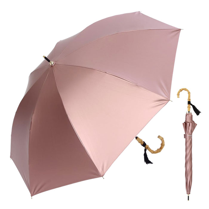 送料無料 a.s.s.a 晴雨兼用 長傘 メタリック 50cm 切り継ぎ 日傘 雨傘