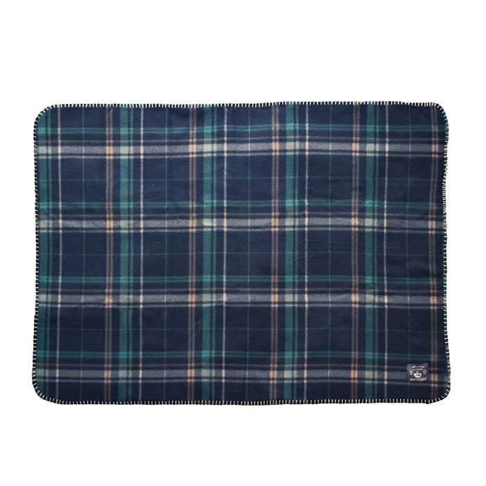 チェック柄フリースブランケット ブランケット フリース チェック 100