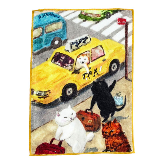 HEMING'S（ヘミングス） タオルハンカチ ハンドタオル ねこの暮らし