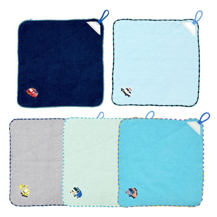 ループ付きタオル 5枚セット ループタオル ひも付きタオル 5色セット メール便送料無料 |  | 02