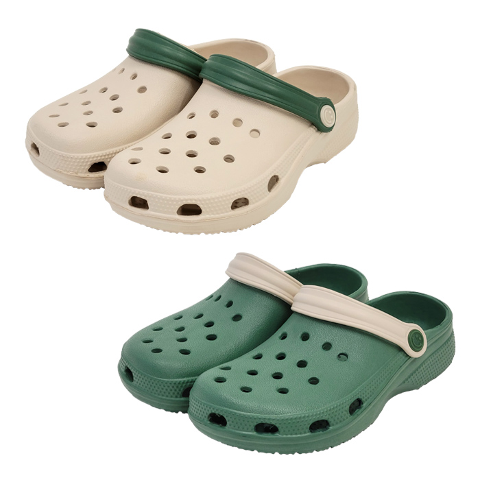 EVAバイカラーサンダル 2足セット サンダル ビーチ アウトドア クロッグサンダル クロックサンダル 送料無料 | ジップコーポレーション | 20