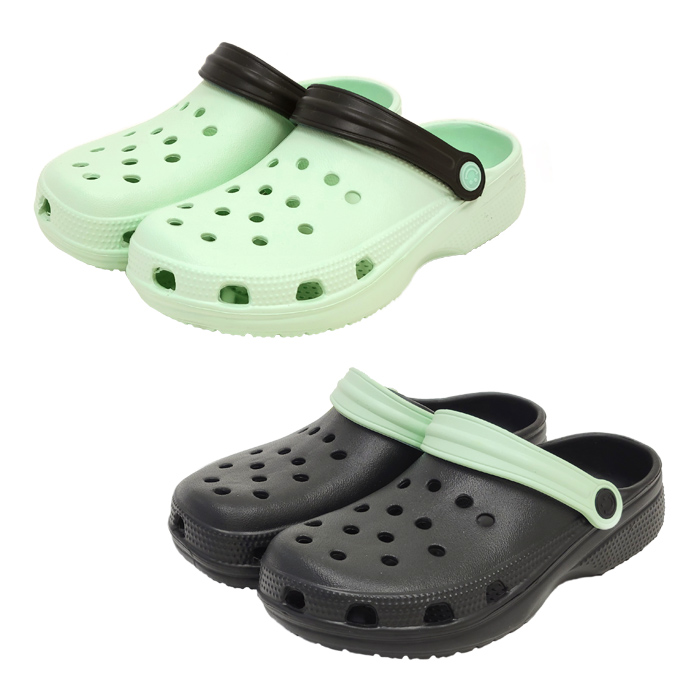 EVAバイカラーサンダル 2足セット サンダル ビーチ アウトドア クロッグサンダル クロックサンダル 送料無料 | ジップコーポレーション | 05