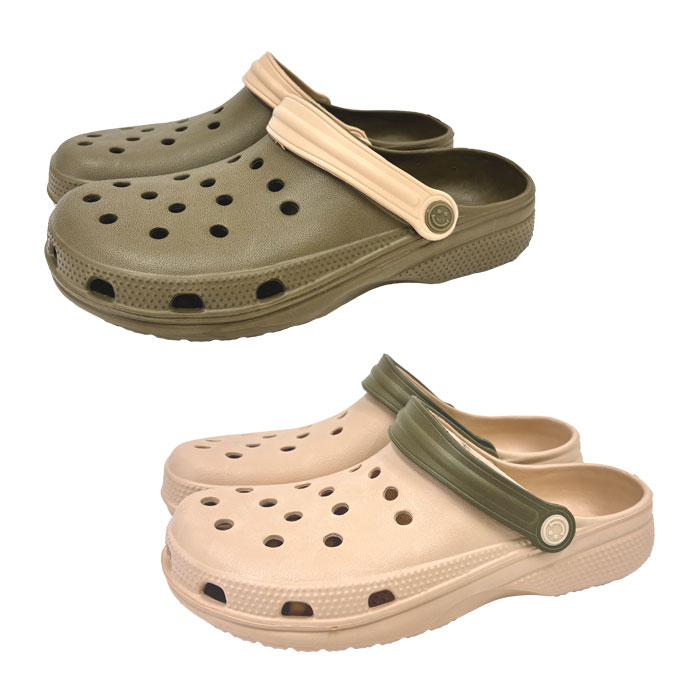 EVAバイカラーサンダル 2足セット サンダル ビーチ アウトドア クロッグサンダル クロックサンダル 送料無料 | ジップコーポレーション | 07