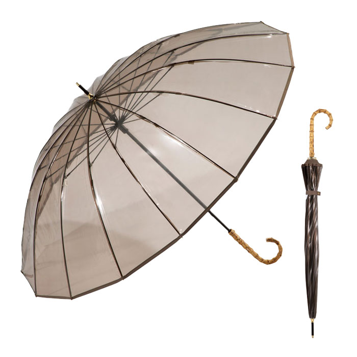 Wpc. w.p.c. ビニール傘 16本骨プラスティックパイピング 60cm レディース 雨傘 長傘 送料無料 | Wpc. | 02