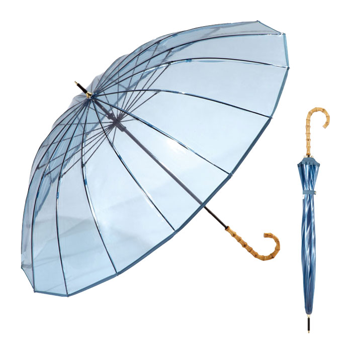 Wpc. w.p.c. ビニール傘 16本骨プラスティックパイピング 60cm レディース 雨傘 長傘 送料無料 | Wpc. | 03