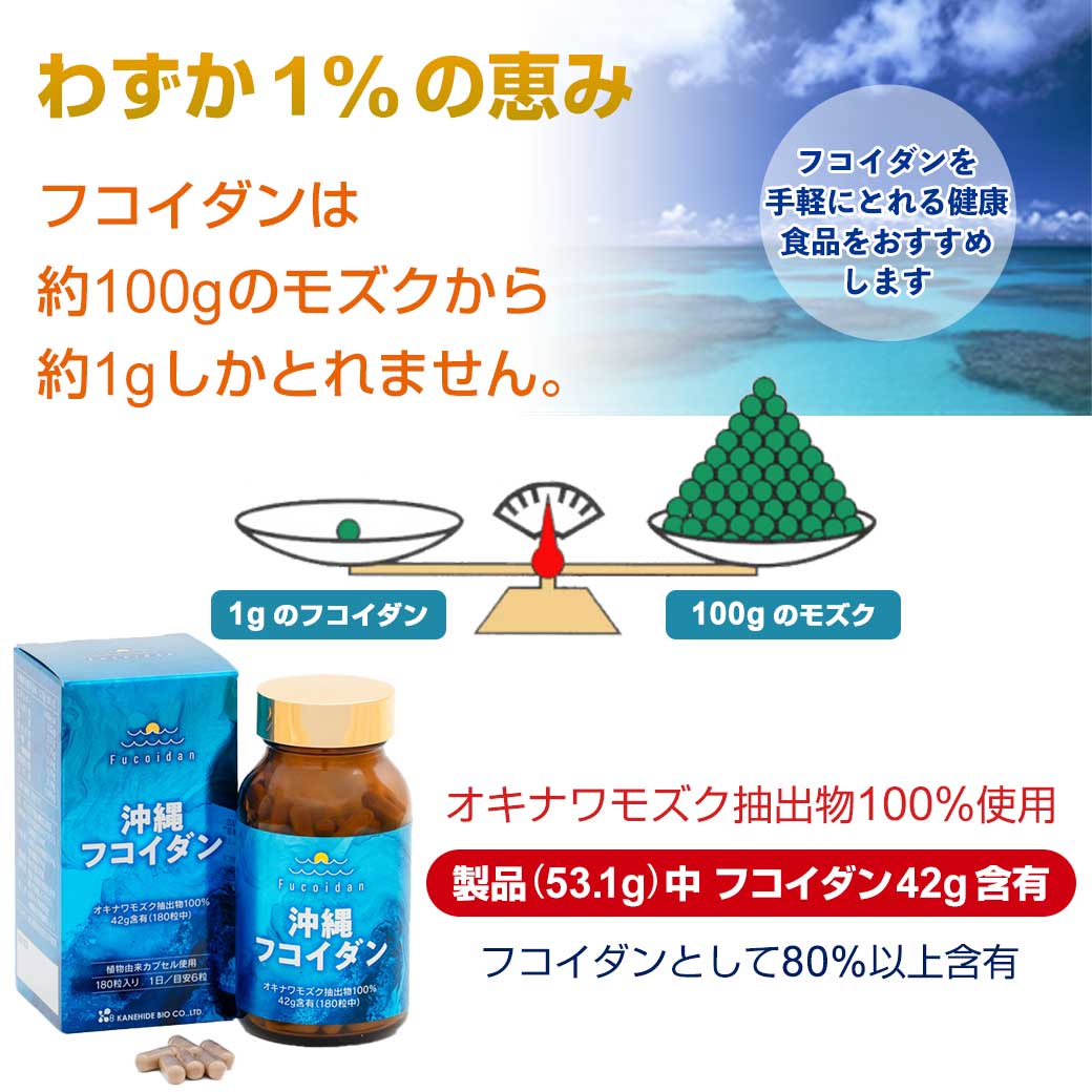 金秀バイオ 沖縄フコイダン(180粒入)10個セット レビュー記入でプレゼント 関連画像2