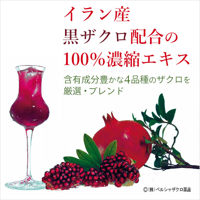 ルビアン ペルシャザクロ 100％エキス（500ml）黒ザクロ 高濃度エキス