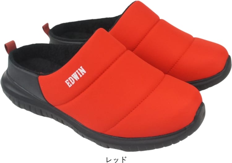 サボサンダル メンズ 歩きやすい 履きやすい 疲れない 軽量 防寒 防滑 暖かい おしゃれ 黒 クロッグ シューズ ダウン 秋 冬 靴 EDWIN エドウィン ew9075 |  | 02