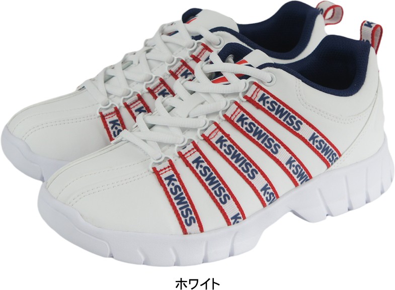 K-SWISS ケースイス レディース スニーカー ブランド ローカット PLUS TAPE EVER エバー スポーツ ランニング ダンス  クッション hrksl02