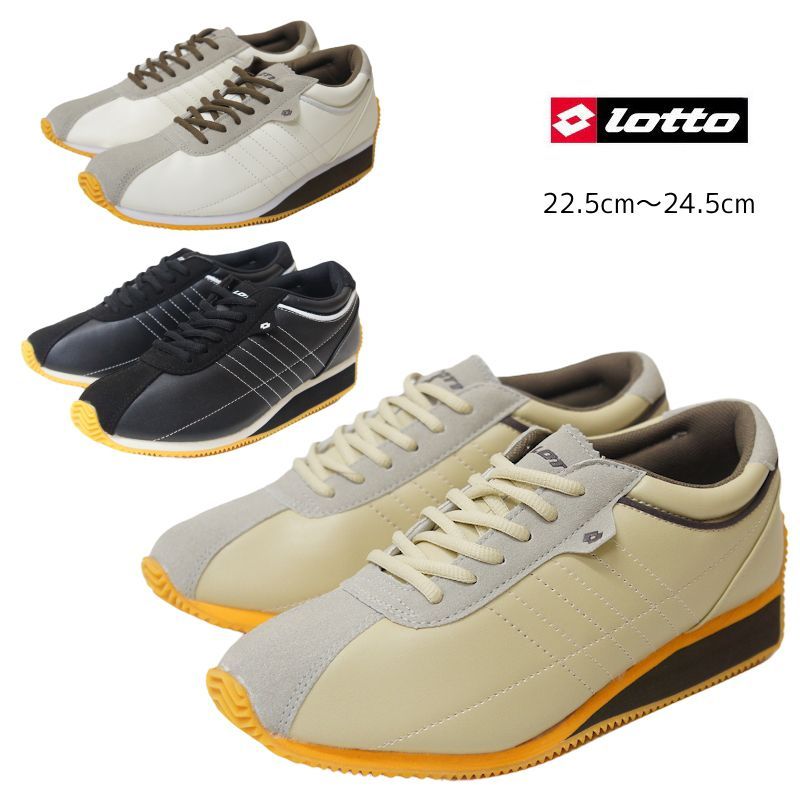 LOTTO イタリアブランド ブラック スニーカー ktcs0256.jpg
