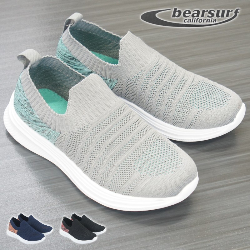 bear surf（ベアサーフ） スリッポン スニーカー レディース 軽量 軽い