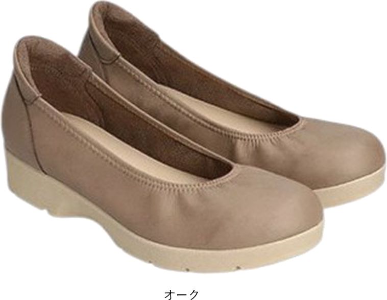 日本製 レディース パンプス アーチコンタクト 痛くない 柔らかい 靴 ウェッジソール ラウンドトゥ プレーン 軽量 歩きやすい 疲れにくい 滑りにくい nc49540 | ARCH CONTACT | 03