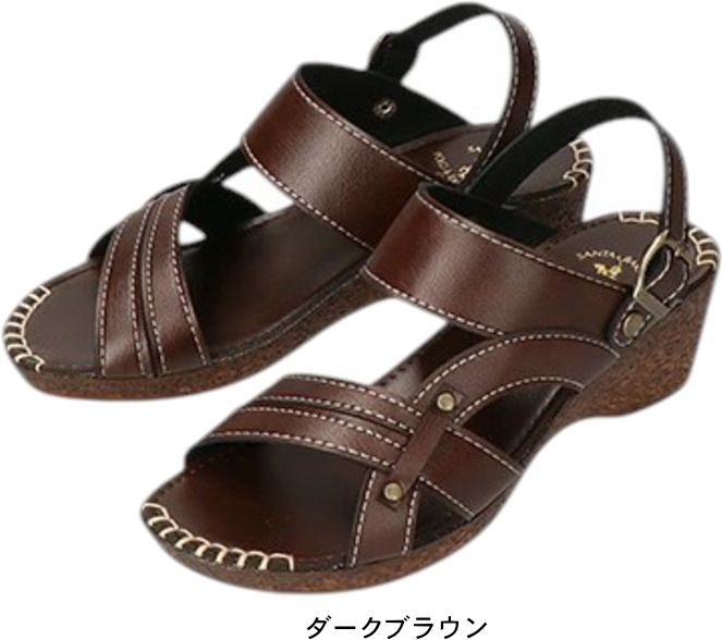 Santa Barbara Polo & Racquet Club 日本製 厚底 サンダル レディース