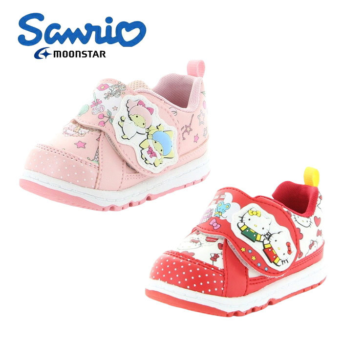 再販なし サンリオ キャラクター キッズ ベビー シューズ ムーンスター スニーカー 女の子 通園 ベロクロ マジック 子供靴 ハローキティ キキララ Tmsanb02 Tmsanb02 ファッションシューズ アベリア 通販 Yahoo ショッピング