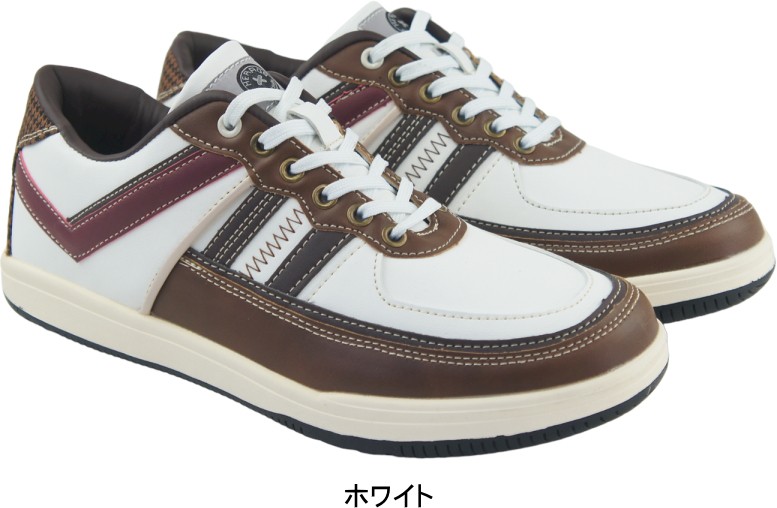 スニーカー メンズ ひも レースアップ ウォーキング カジュアルシューズ おしゃれ 靴 HERROS ハーロス 父の日 敬老の日 プレゼント vanhr6003 | HERROS | 03