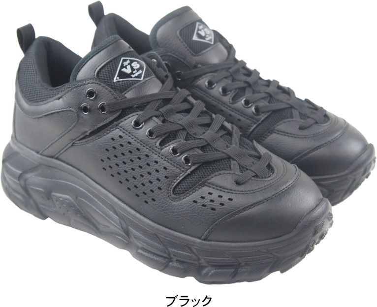 スニーカー メンズ ダットスニーカー ボリュームスニーカー 厚底 クッション 歩きやすい ブラック  黒 ひも靴 VAN SPORT ヴァンスポーツ バンスポーツ vanva3000 |  | 01