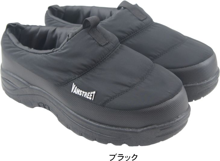 メンズ サボサンダル クロッグ サンダル つっかけ 靴 暖かい  黒 軽量 アウトドア キャンプ VANSSPIRIT バンスピリット 秋 冬 父の日 vanvs100 |  | 01