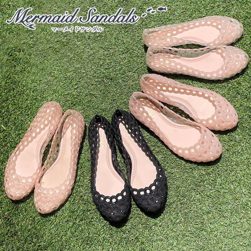 Mermaid ラバーシューズ レインシューズ サンダル レディース