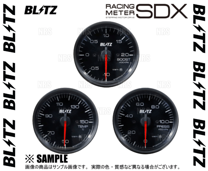 BLITZ（ブリッツ） RACING METER レーシングメーターSDX 3点セット φ60