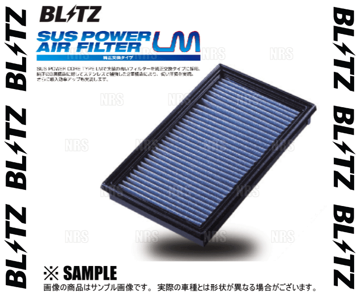 BLITZ ブリッツ サスパワー エアフィルターLM (SS-728B) ジムニー JB23W K6A 1998/10〜 (59600｜abmstore｜02