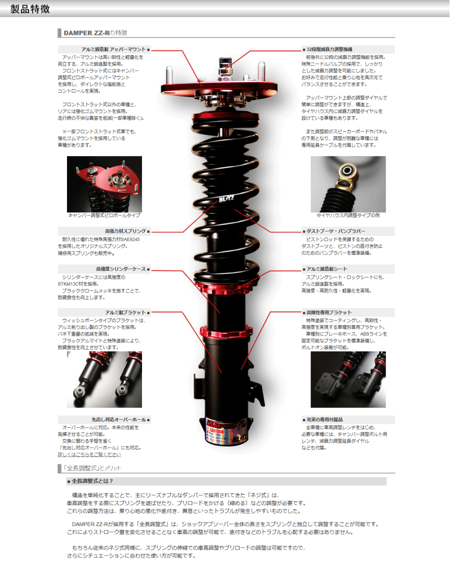 Zzw30 Zz R Mr S ダンパー Blitz 99 10 99 10 1zz Fe ダンパー Blitz 1001 エービーエムストア Zz R ブリッツ