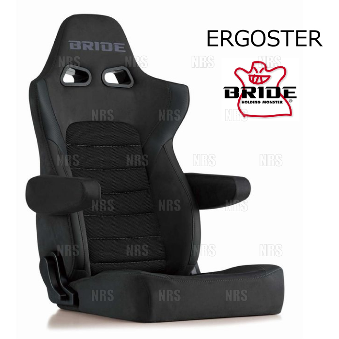 BRIDE ブリッド ERGOSTER エルゴスター チャコールグレー シートヒーター付 (E67KSN :BRIDE E67KSN 1003:エービーエムストア