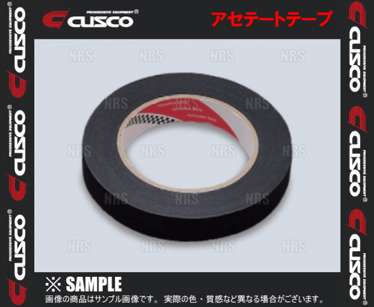 CUSCO クスコ アセテートテープ (ロールケージテープ) 30m (幅19mm) ブラック (00D-251-AB｜abmstore｜02