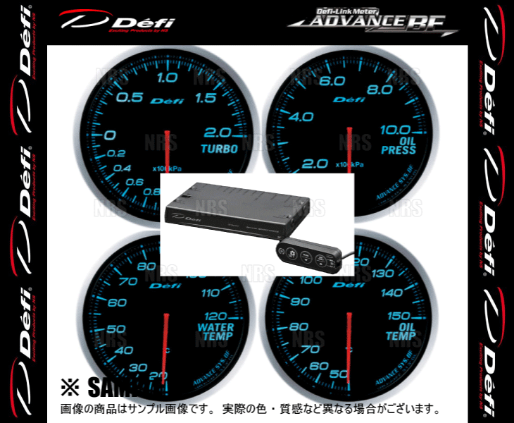 Defi デフィ アドバンスBF 5点セット 青/ブルー ターボ計200kPa/油圧計