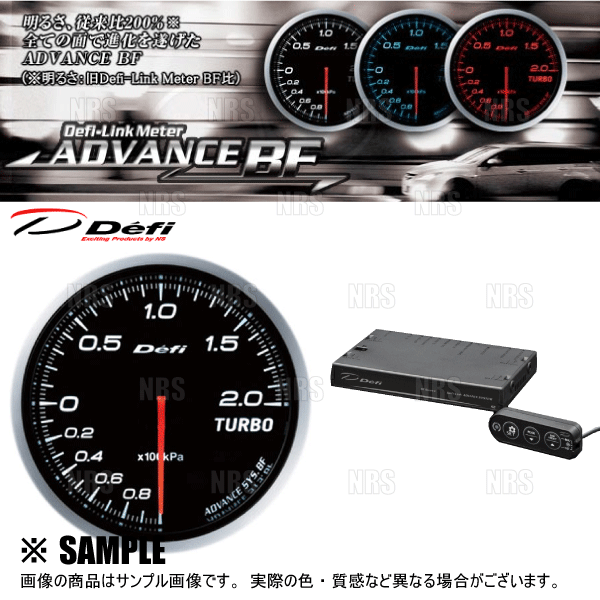 Defi（デフィ） アドバンスBF インマニ計/負圧計 白/ホワイト -100kPa