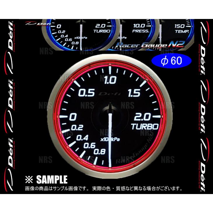 公式ショップ】 Defi デフィ Racer GaugeN2 φ52 温度計 レッドモデル 品番：DF16303