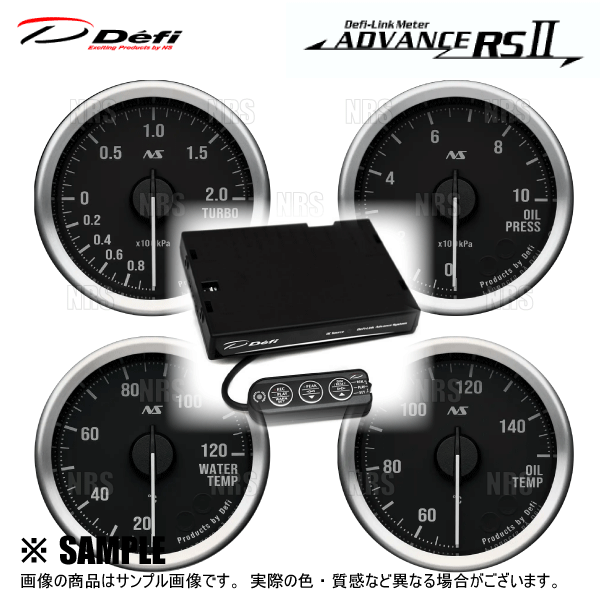 Defi 追加メーター インマニ計 Defi（デフィ） アドバンスRS2/II (5点セット) φ60インマニ計/油圧計