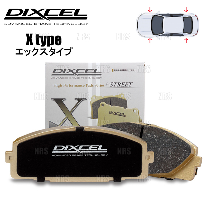 M351295 / 355342 DIXCEL Mタイプ ブレーキパッド 1台分セット マツダ