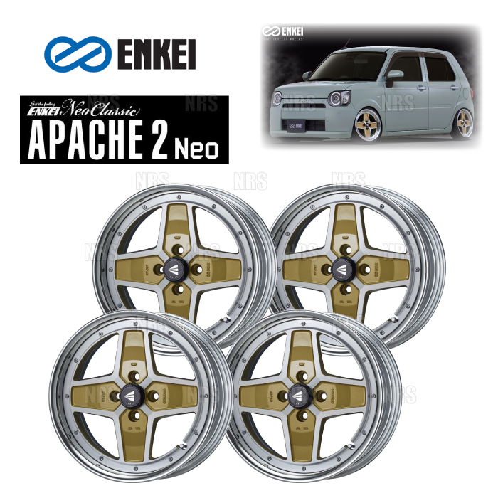 ENKEI（エンケイ） APACHE2 Neo (ローディスク/マシニングゴールド 