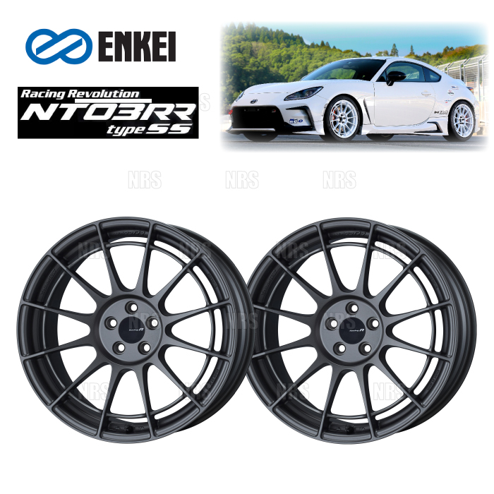 よういち　NT03RR 18インチ2本 Enkei Japan NT03RR 18” Wheel For 86/GR86/BRZ/FR-S