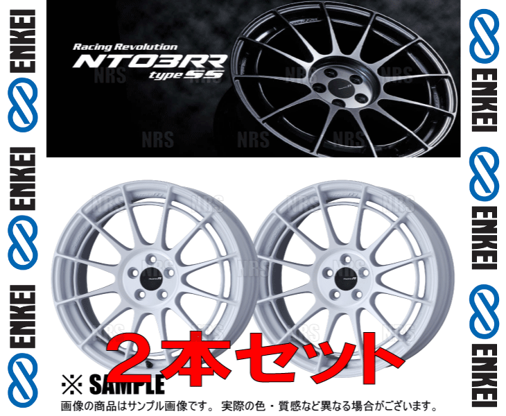 よういち　NT03RR 18インチ2本 ENKEI（エンケイ） NT03RR type-SS (ホワイト/ミドルフェイス) 9.0J x