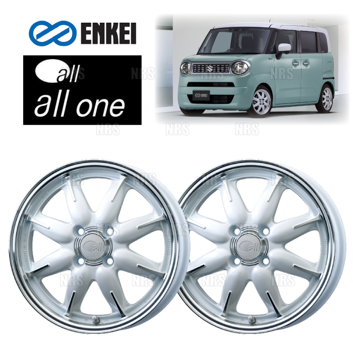 在庫一掃セール all エンケイ ENKEI one 5.0J パールホワイト) マシニング (M/PW タイヤ・ホイール